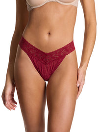 Signature Lace® Original Rise Thong Wild Berries Red - Black Friday Sale