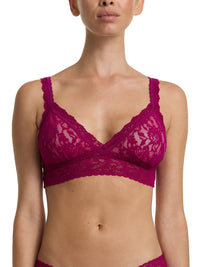Signature Lace® Padded Crossover Bralette From The Vine Red