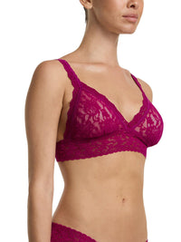 Signature Lace® Padded Crossover Bralette From The Vine Red