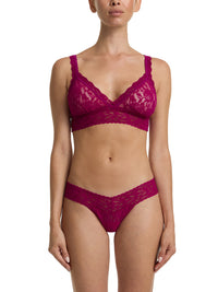 Signature Lace® Padded Crossover Bralette From The Vine Red