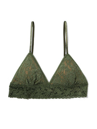 Signature Lace® Padded Triangle Bralette Herb Green Sale