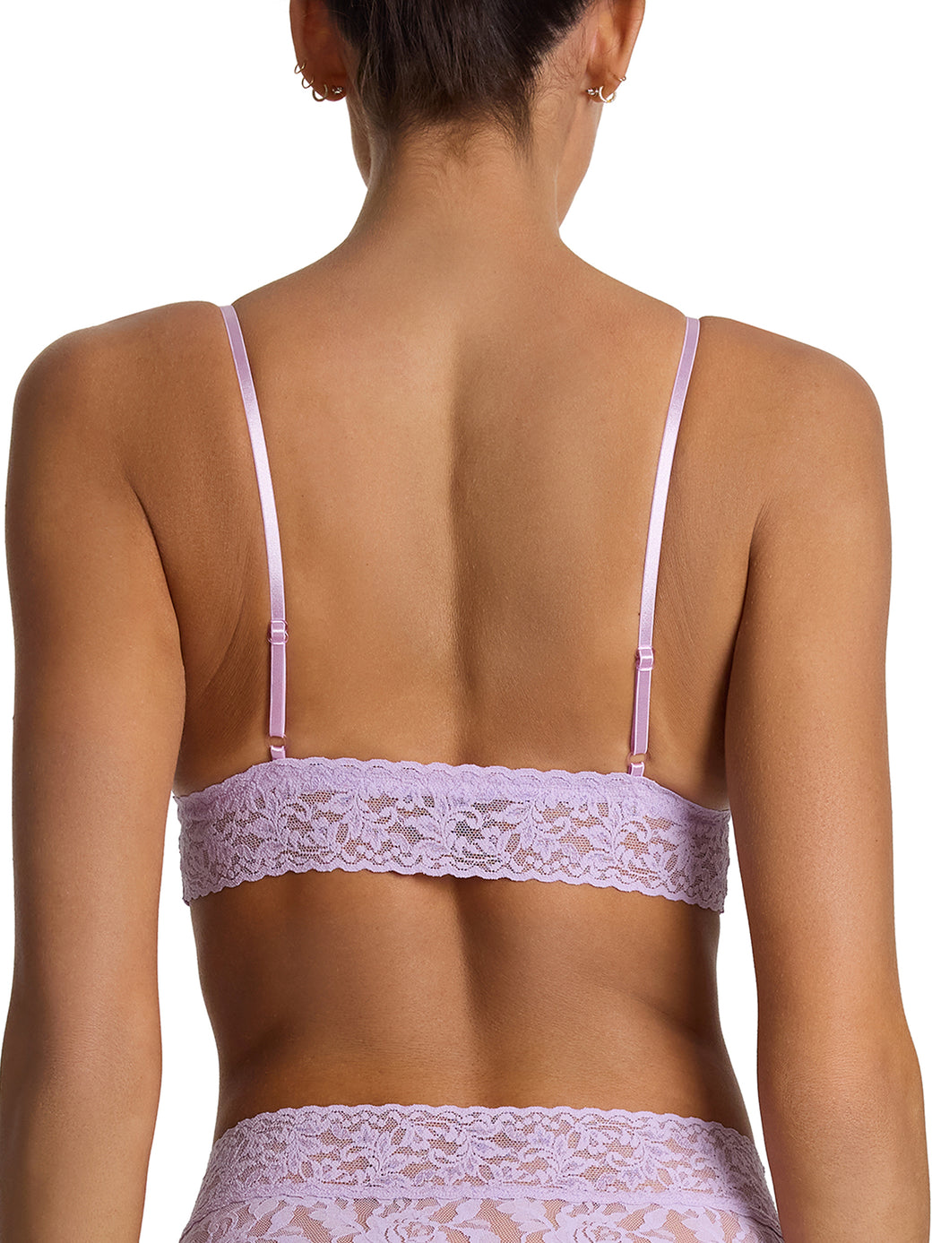 Signature Lace® Padded Triangle Bralette Lavender Fields Purple Sale