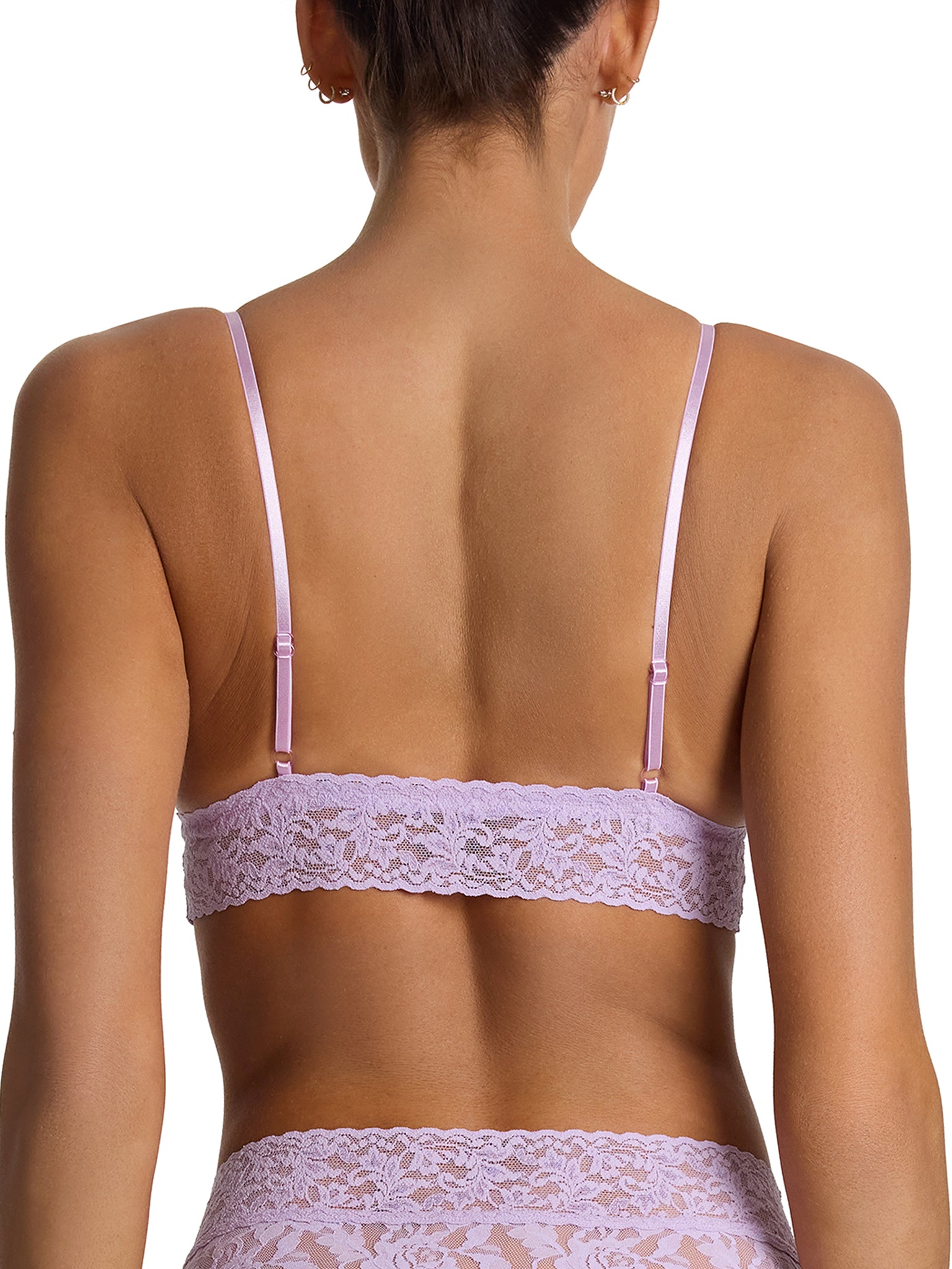 Signature Lace® Padded Triangle Bralette Lavender Fields Purple Sale