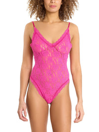 Signature Lace® Thong Back Bodysuit Marmalade Pink Sale