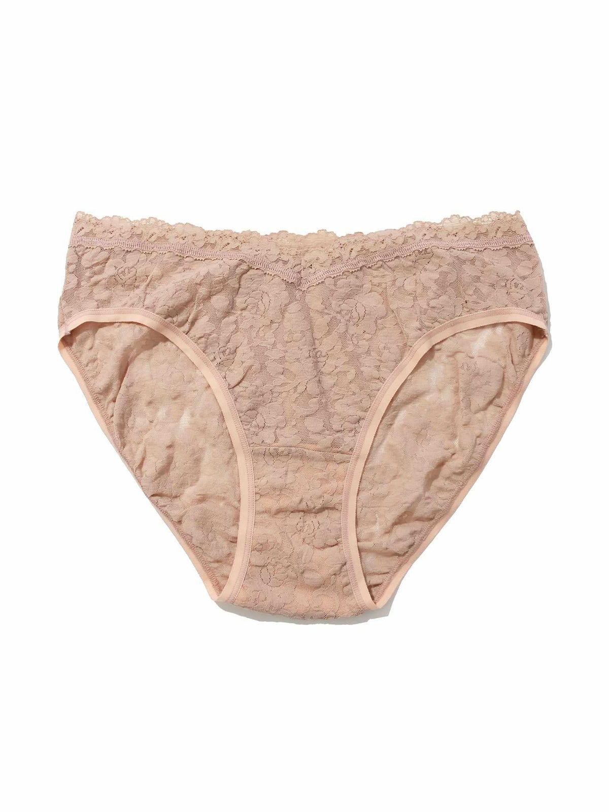 Signature Lace® V-Front High Cut Brief Chai