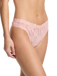 Signature Lace® V-Front High Cut Thong Pretty In Peach Pink Sale