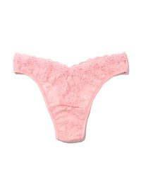 Signature Lace® V-Front High Cut Thong Pretty In Peach Pink Sale