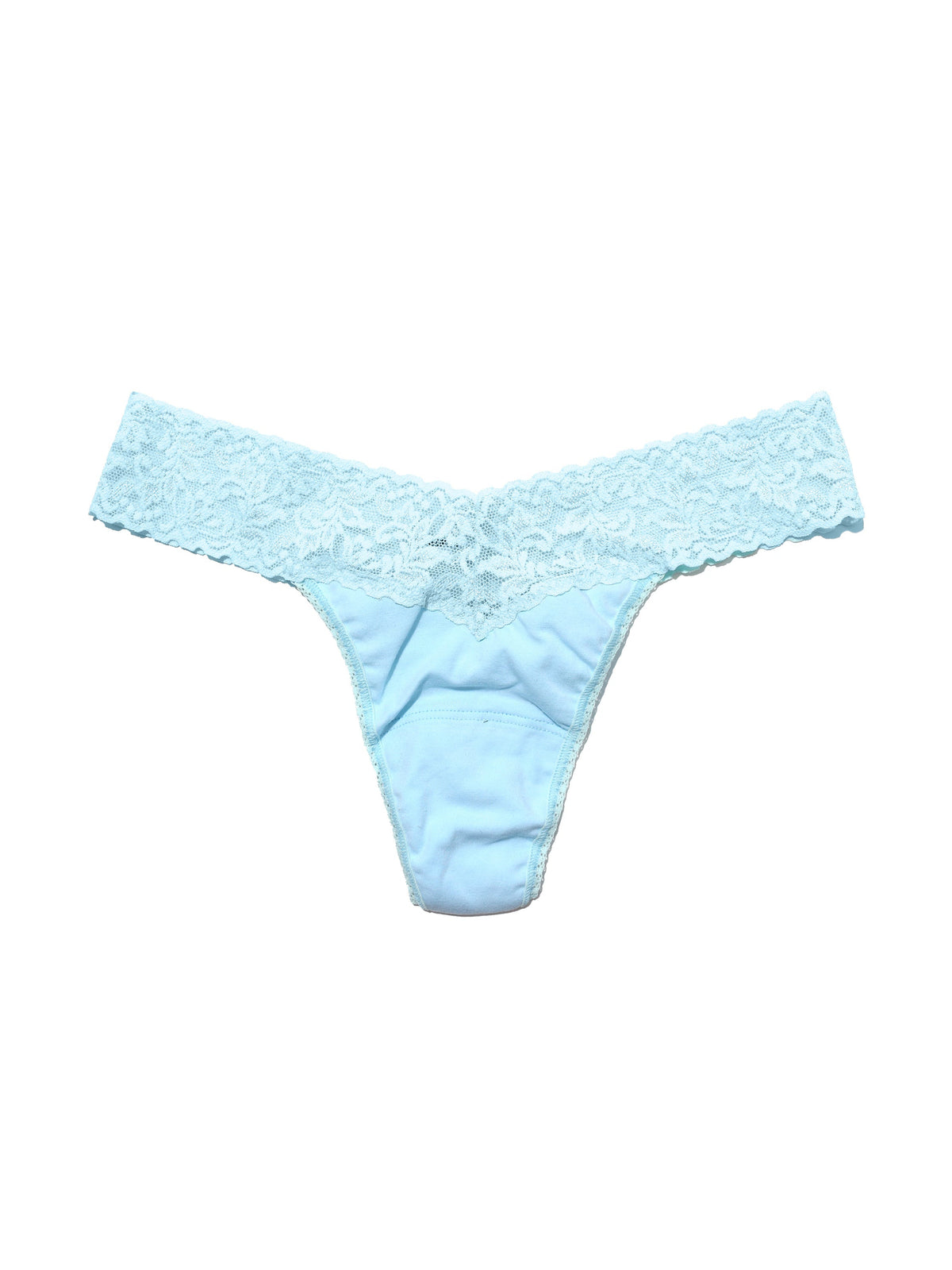 Supima Cotton Low Rise Thong Butterfly Blue Sale | Hanky Panky