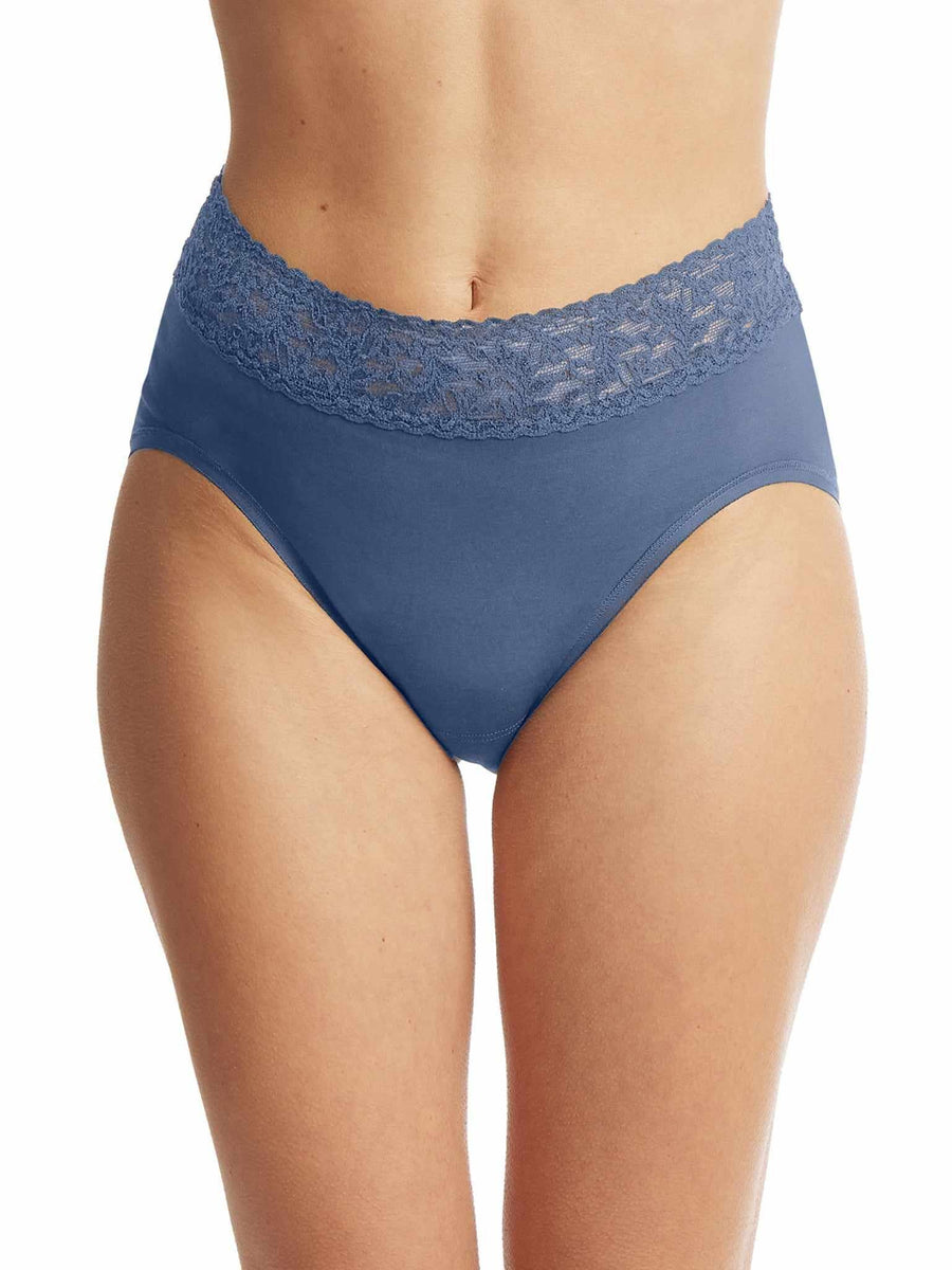 Supima® Cotton French Brief Washed Indigo Blue Sale