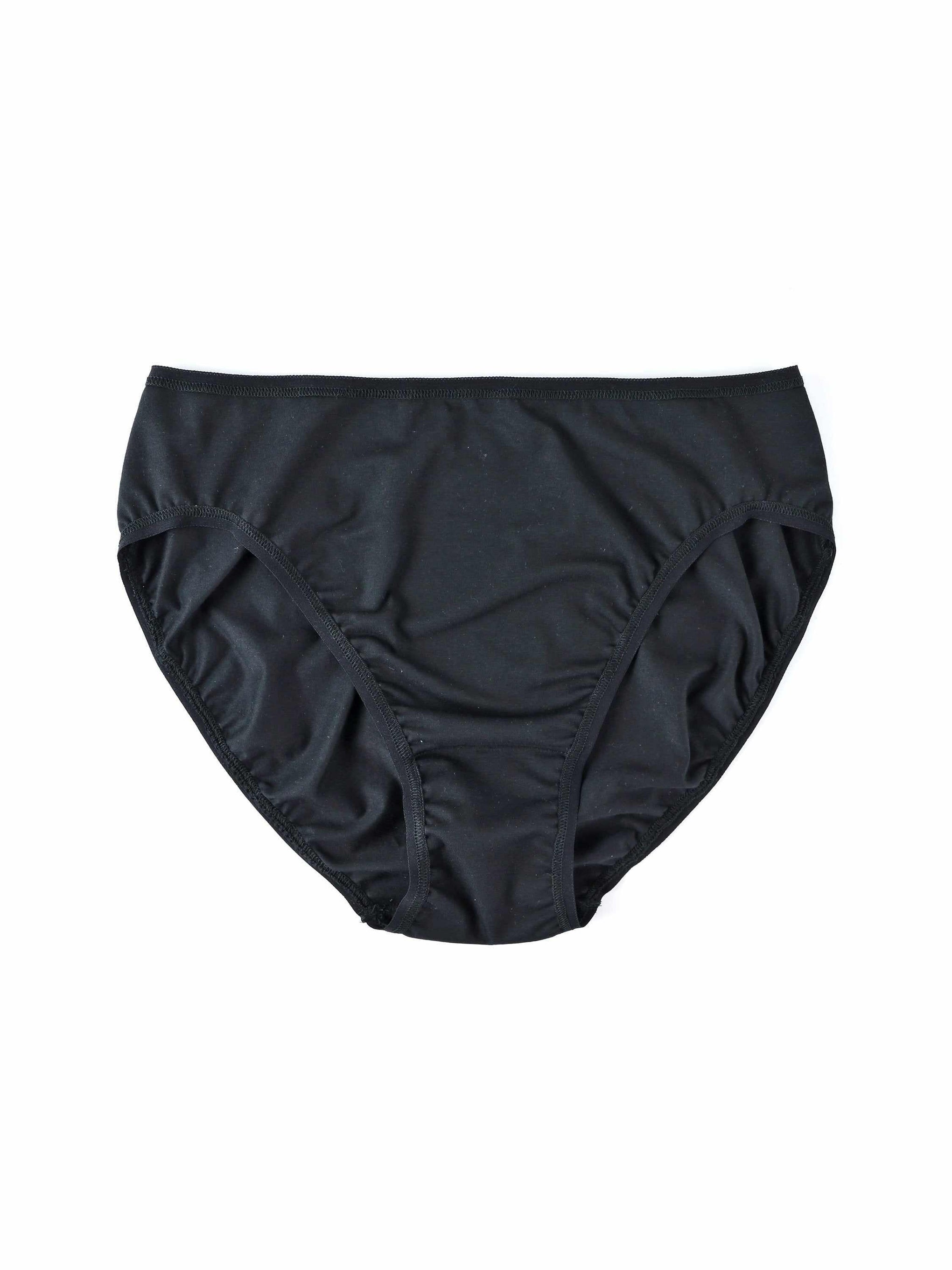 Supima® Cotton High Cut Brief Black Sale