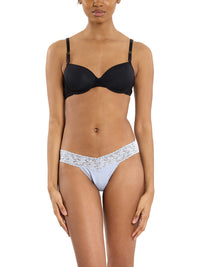 Supima® Cotton Low Rise Thong Dove Grey Sale