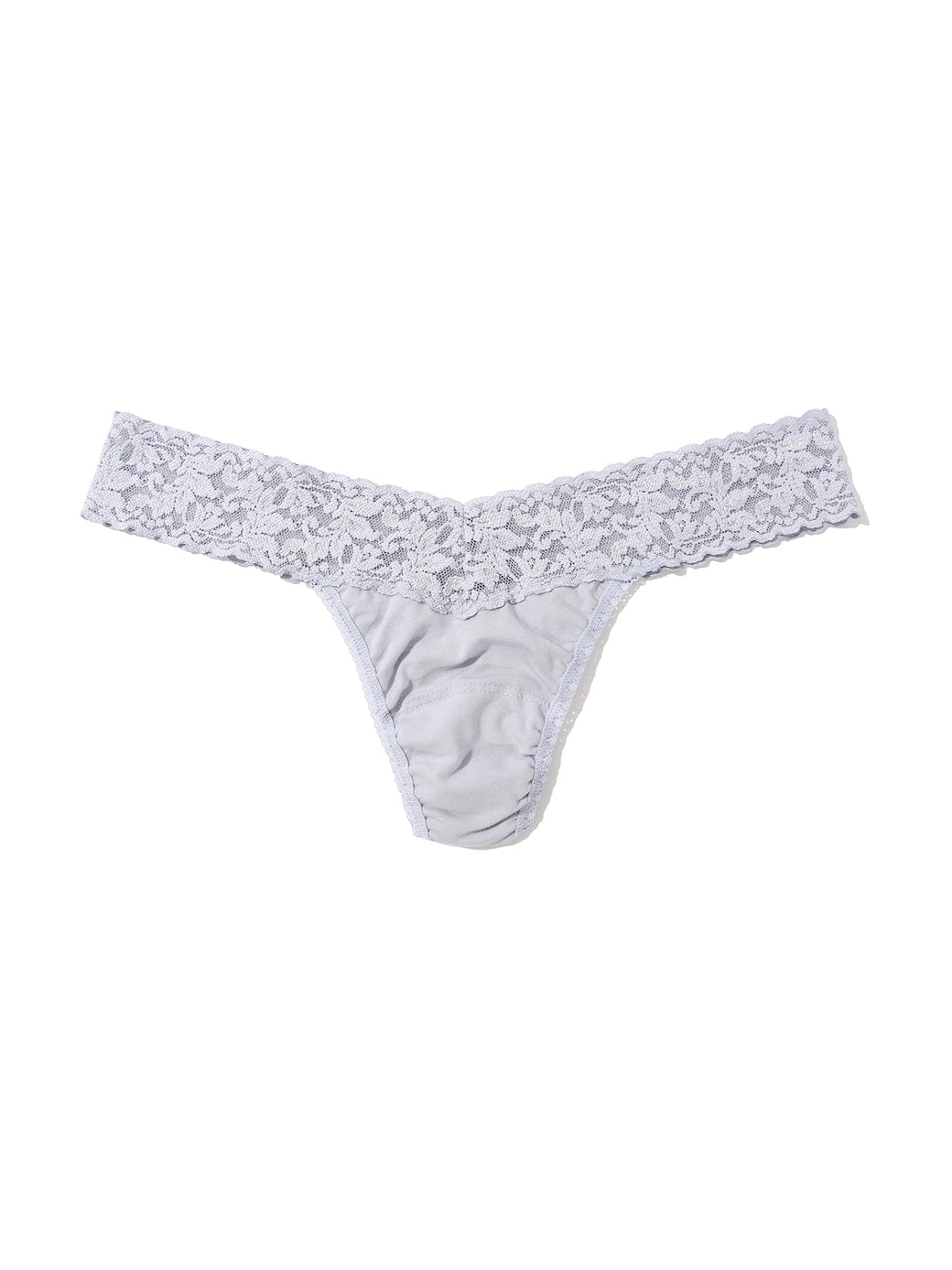 Supima® Cotton Low Rise Thong Dove Grey Sale