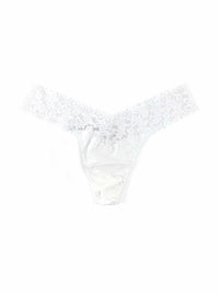 SUPIMA® Cotton Low Rise Thong-WHITE-Hanky Panky