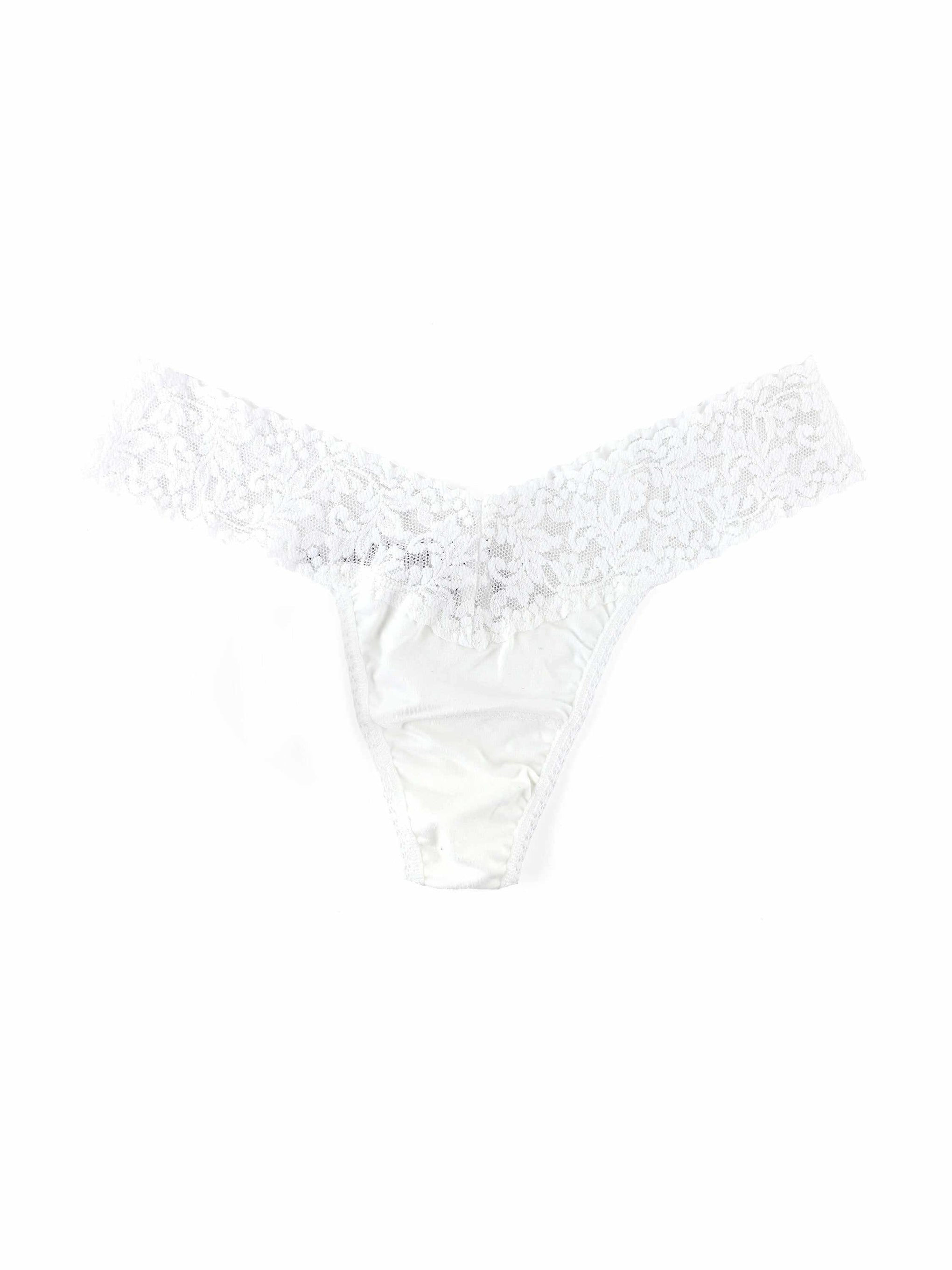 SUPIMA® Cotton Low Rise Thong-WHITE-Hanky Panky