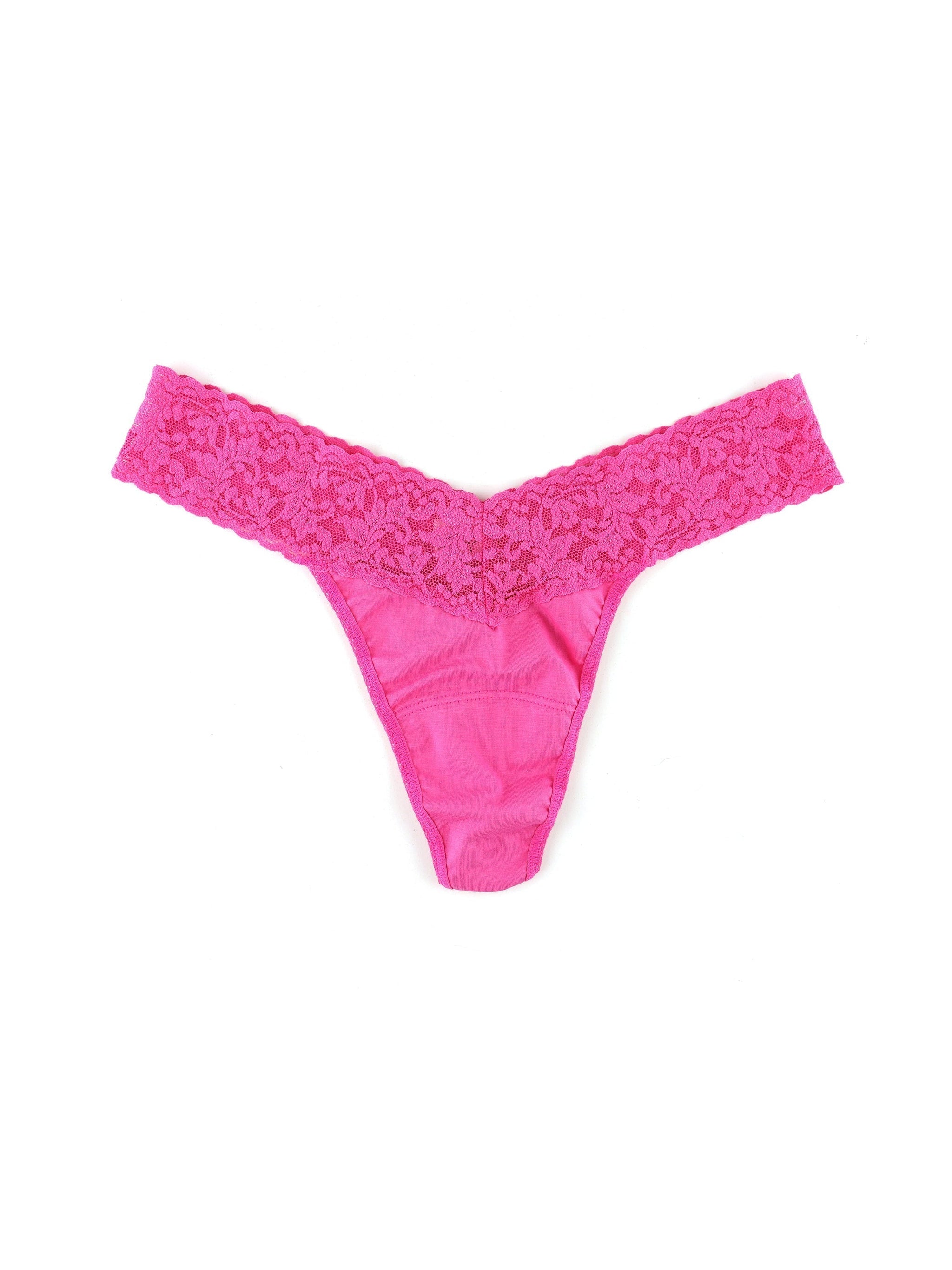 Supima® Cotton Low Rise Thong Wild Pink Sale