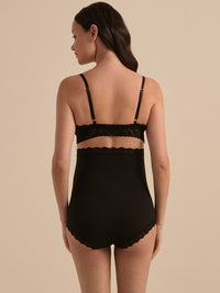 Supima® Cotton Maternity Over The Bump Boyshort Black Sale