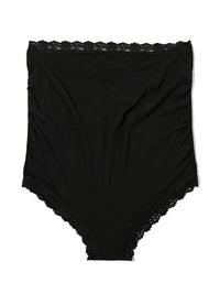 Supima® Cotton Maternity Over The Bump Boyshort Black Sale