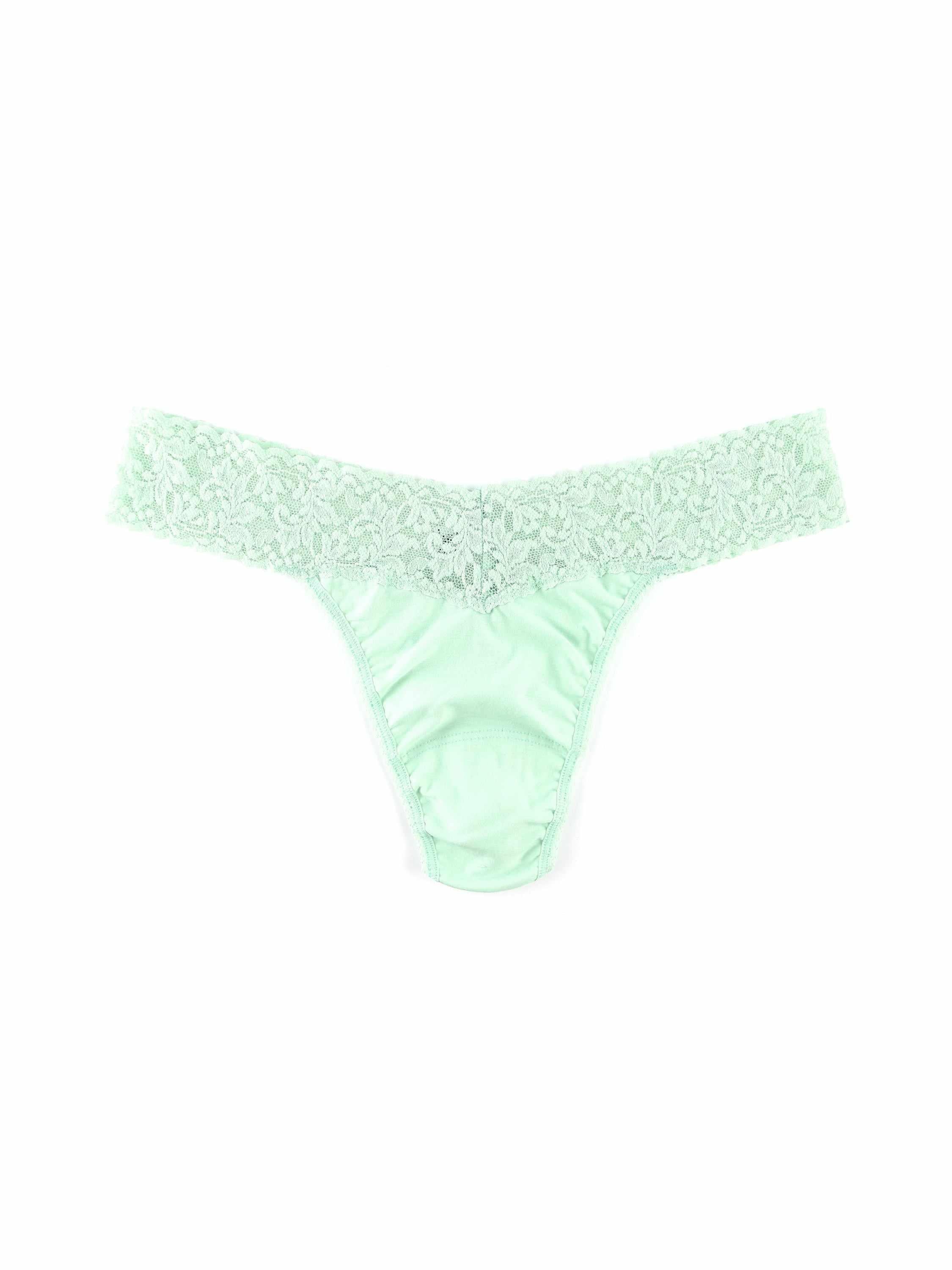 SUPIMA® Cotton Original Rise Thong-CUCUMBER-Hanky Panky