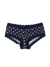 Supima® Cotton Printed Boyshort Full Circle Blue Sale