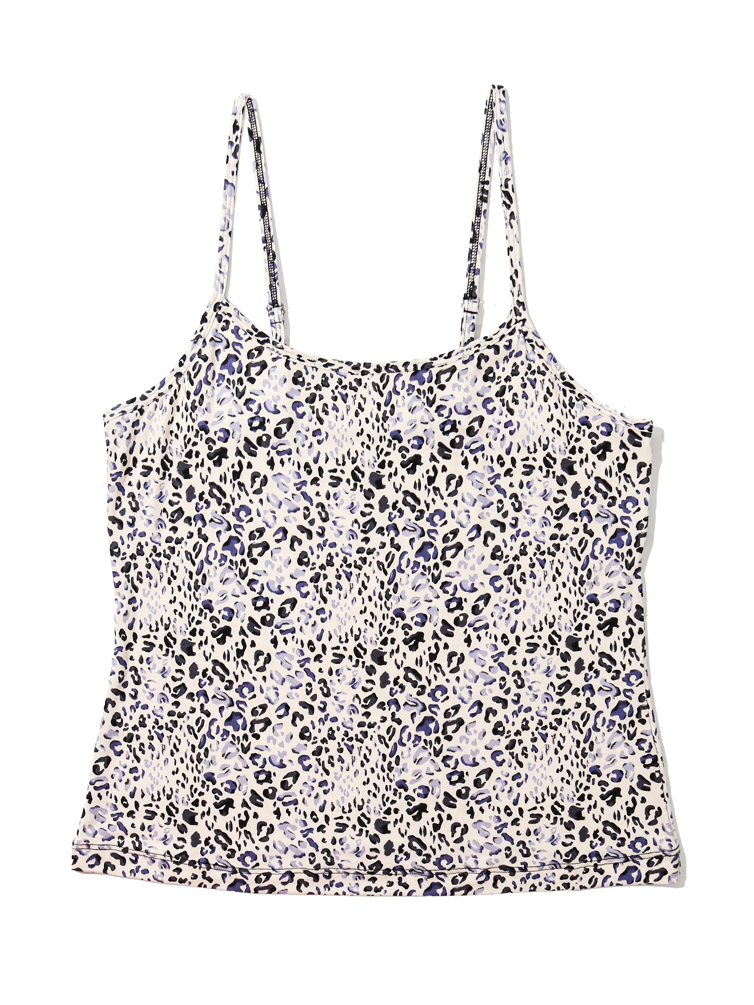 Spotted Leopard Print Modal Lounge Cami - Flat Lay Front View | Hanky Panky