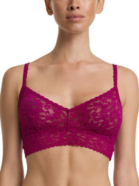 V-Neck Retro Lace Bralette From The Vine Red