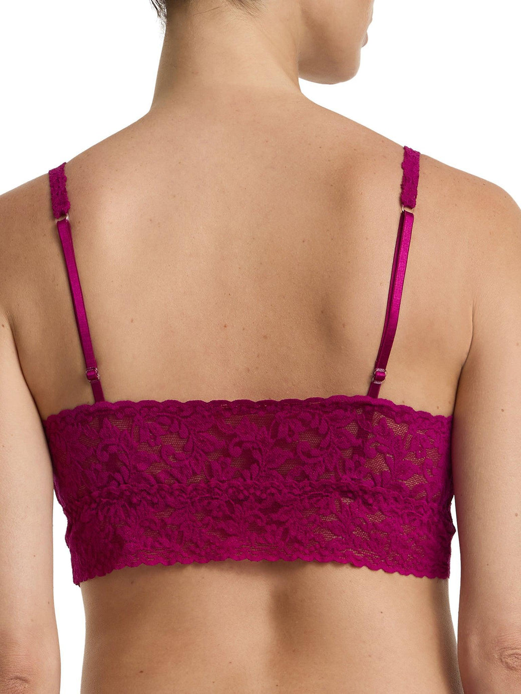 V-Neck Retro Lace Bralette From The Vine Red