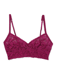 V-Neck Retro Lace Bralette From The Vine Red