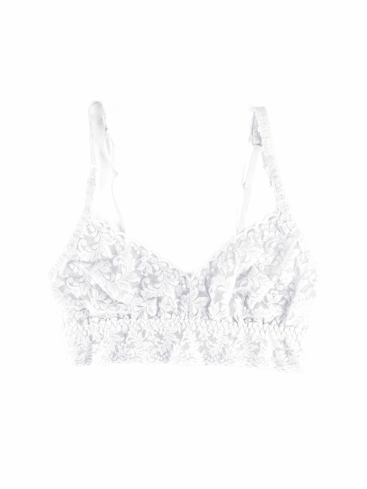 Hanky Panky Sophia Lace Bralette - Wire-Free, Adjustable Straps, Floral Lace, Nylon-Spandex Blend