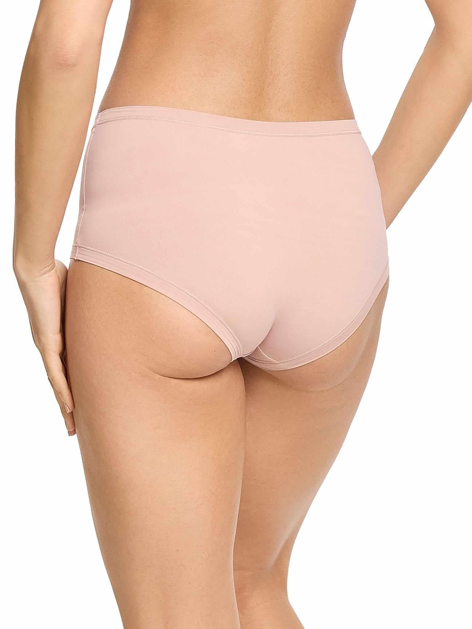 Almond Milk Neutral YourFit™ Boyshort - Back View On Model | Hanky Panky