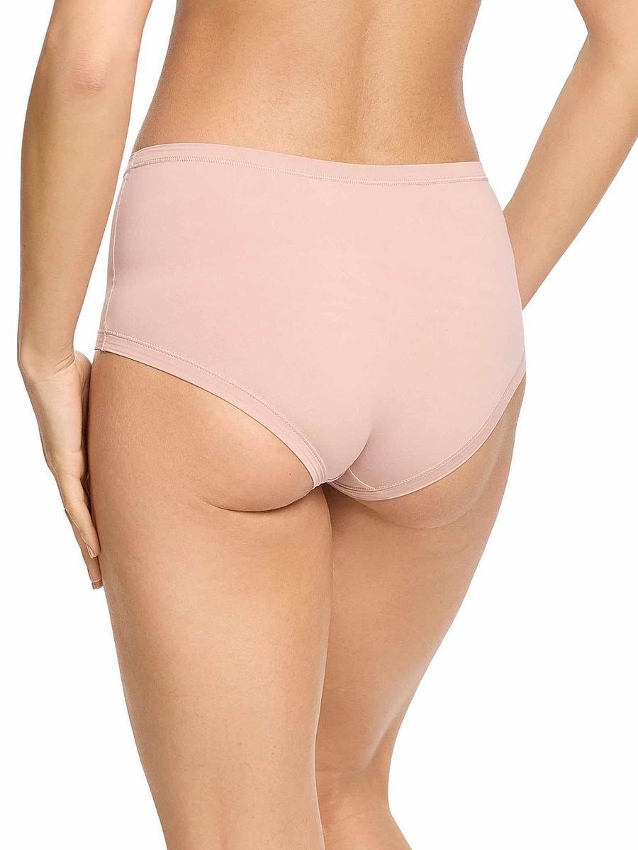 Almond Milk Neutral YourFit™ Boyshort - Back View On Model | Hanky Panky