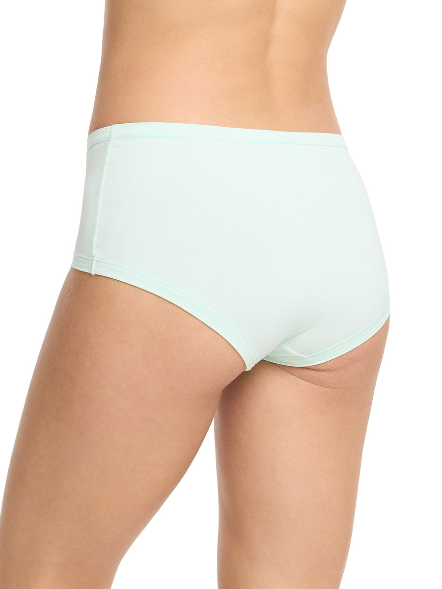 Crystal Clear Blue YourFit™ Boyshort - Back View On Model | Hanky Panky