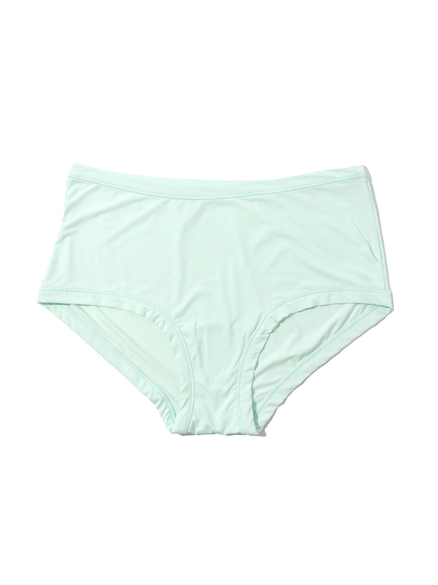 Crystal Clear Blue YourFit™ One Size Boyshort - Flat Lay Front | Hanky Panky
