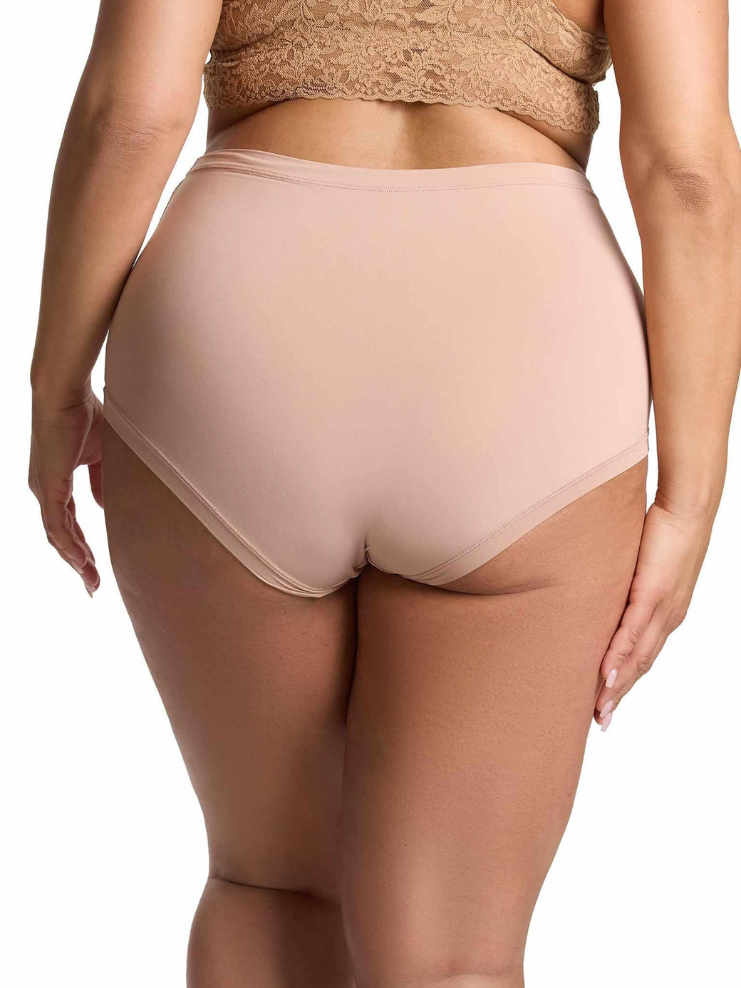 YourFit™ High Rise Boyshort Almond Milk Neutral