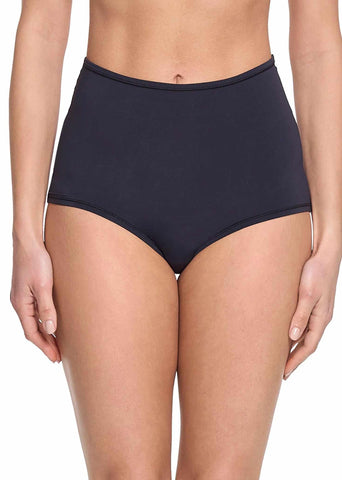 Black YourFit™ High Rise Boyshort - Front View, On Model | Hanky Panky