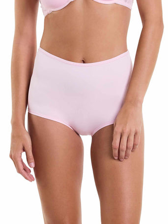 Bliss Pink YourFit™ High Rise Boyshort - Front View On Model | Hanky Panky