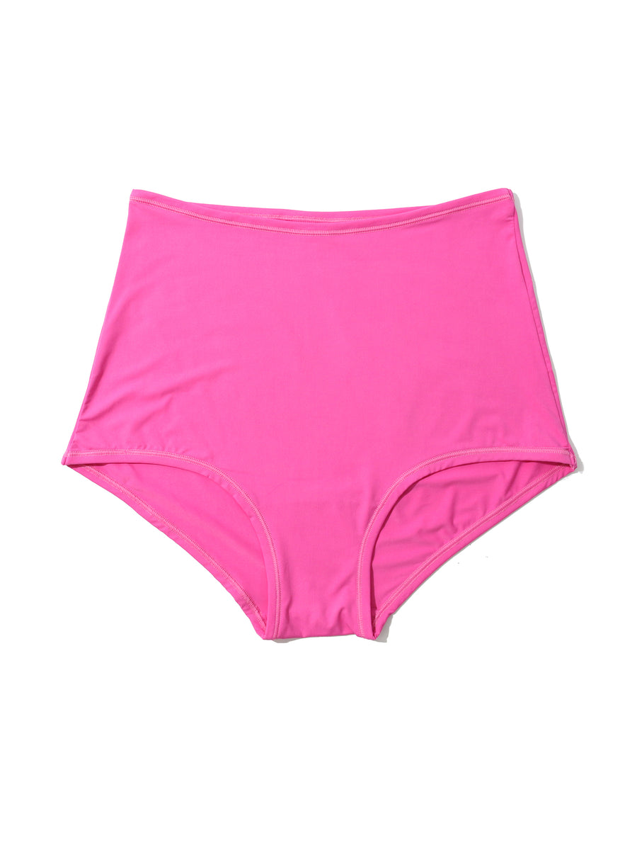 YourFit™ High Rise Boyshort Marmalade Pink - Flat Lay Front | Hanky Panky