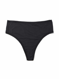 YourFit™ High Rise Thong Black