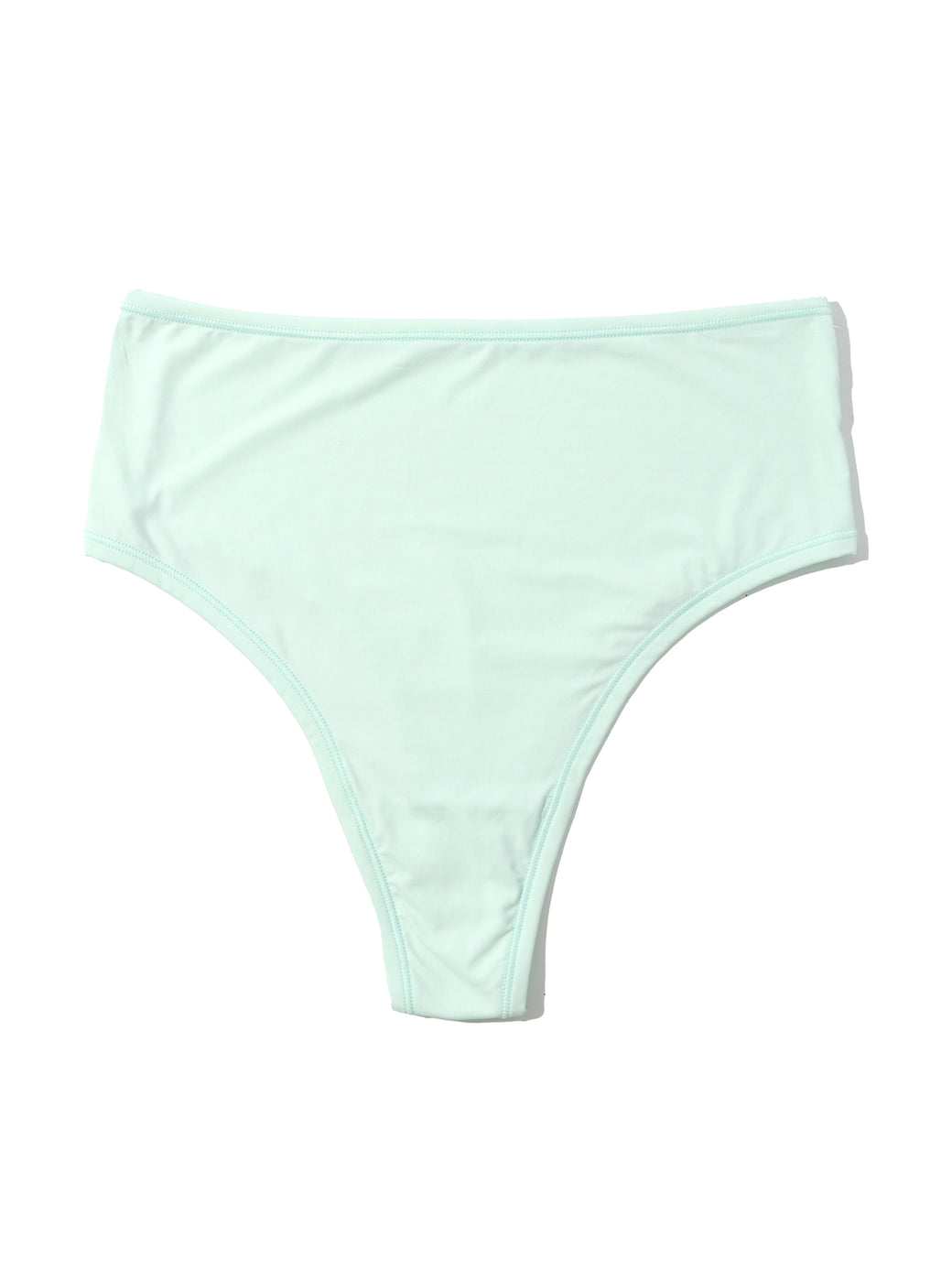 YourFit™ High Rise Thong Crystal Clear Blue