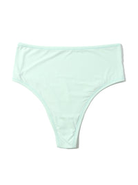 YourFit™ High Rise Thong Crystal Clear Blue