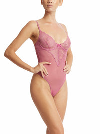 &oh™ Along The Lines Underwire Bodysuit Rosehip Pink Sale
