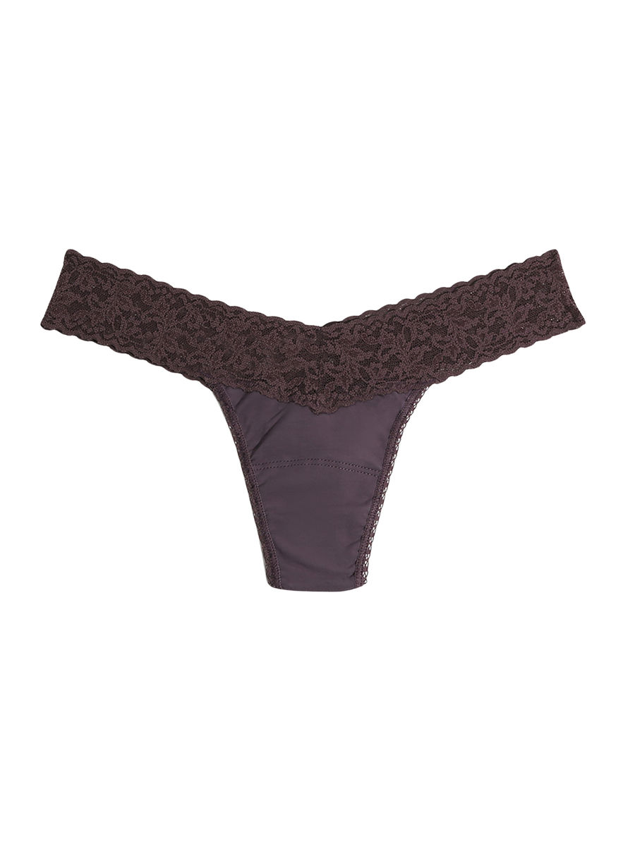 Supima® Cotton Low Rise Thong Dusk