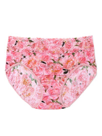 Printed Signature Lace® French Brief Dancing Petals Pink