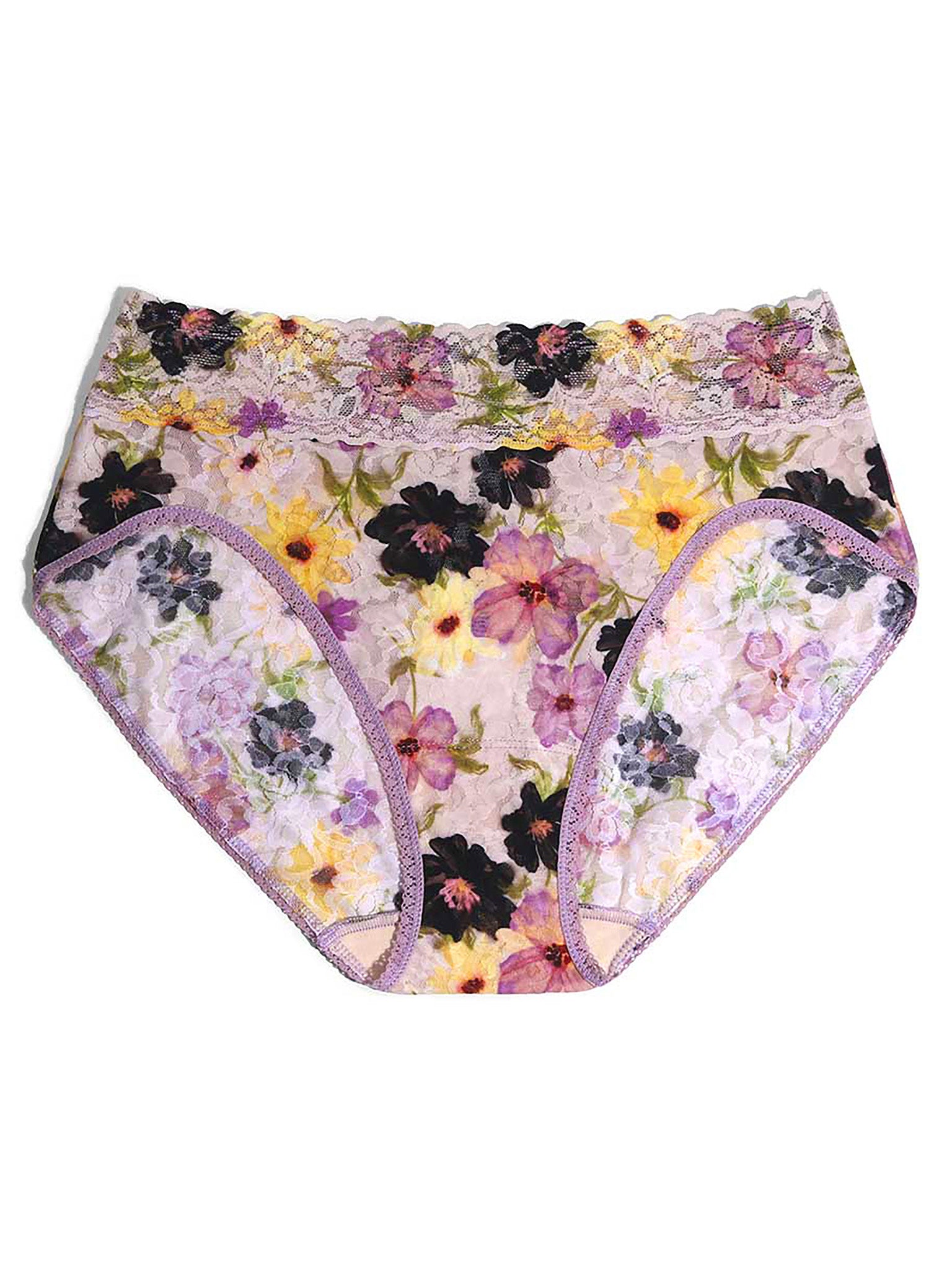 Printed Signature Lace® French Brief Pressed Pink