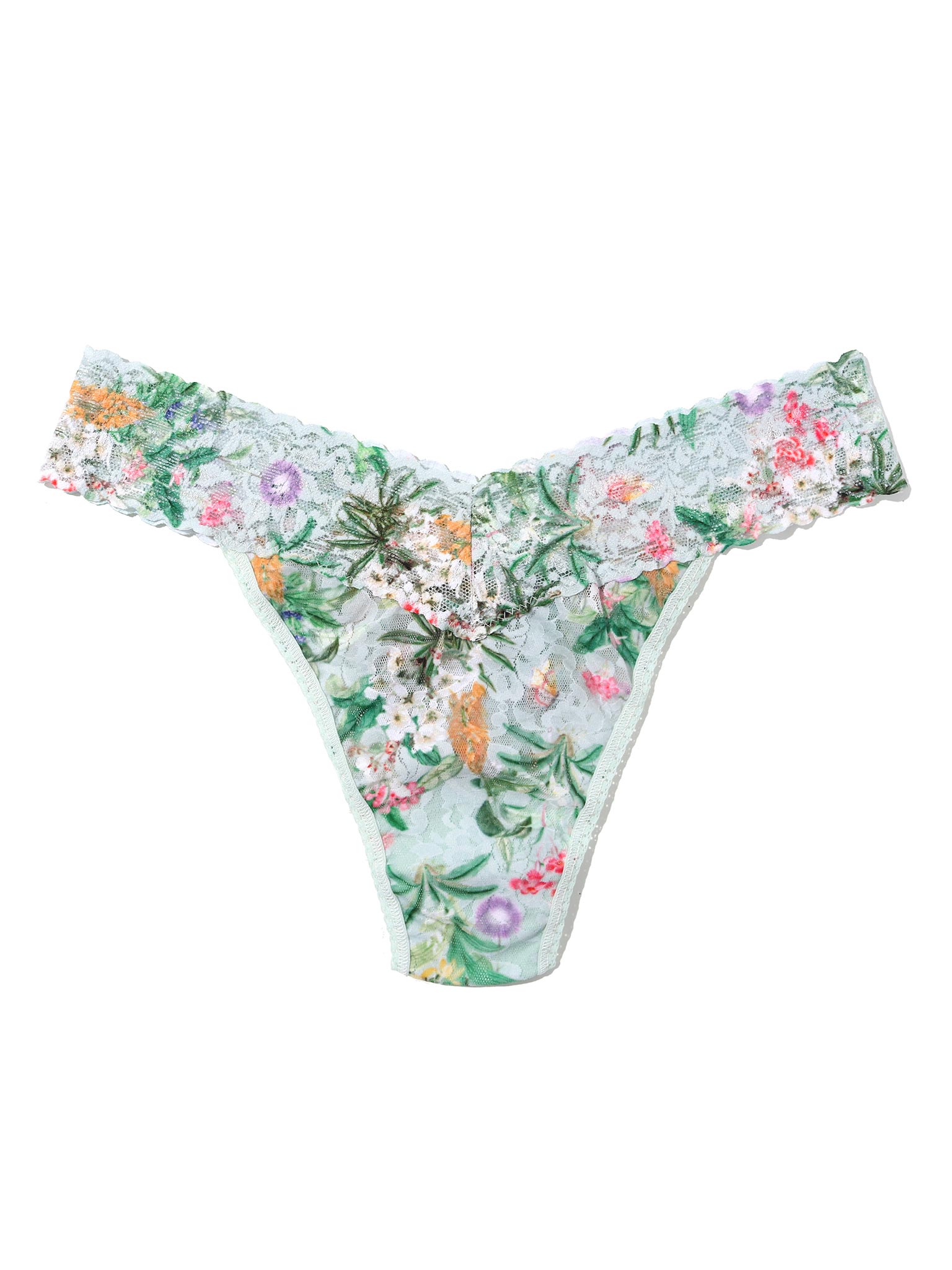 Printed Signature Lace® Original Rise Thong Floriculture Floral Print