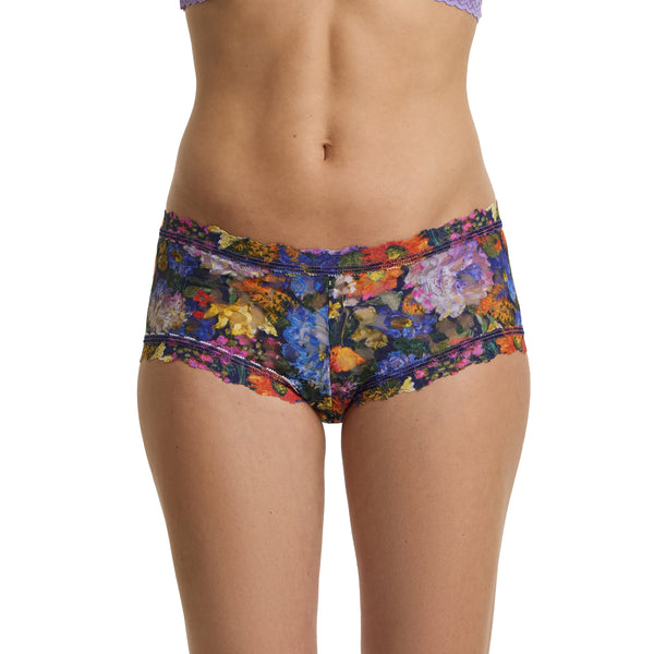 Printed Signature Lace® Boyshort Impressionist Floral Print