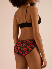 Printed Signature Lace® V-Kini Poppy Holiday - Red/Black