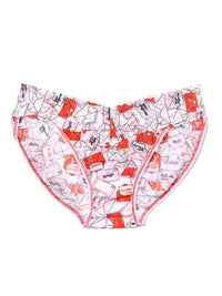Printed Signature Lace® V-Kini With Love Red/Pink