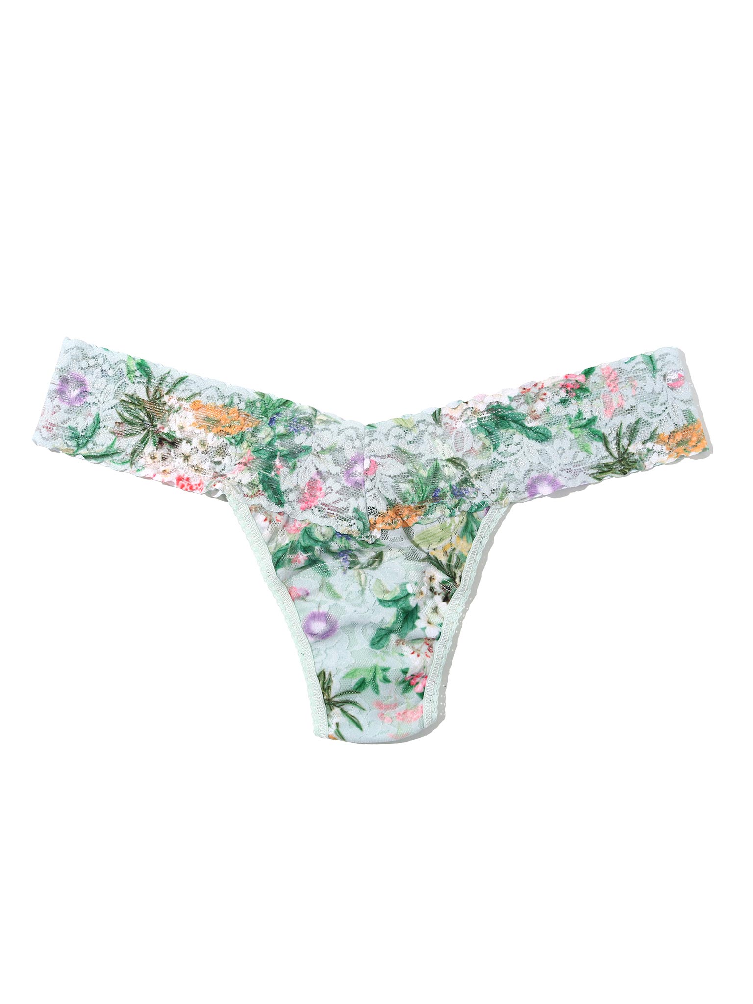 4911® Printed Signature Lace® Low Rise Thong Floriculture Floral Print