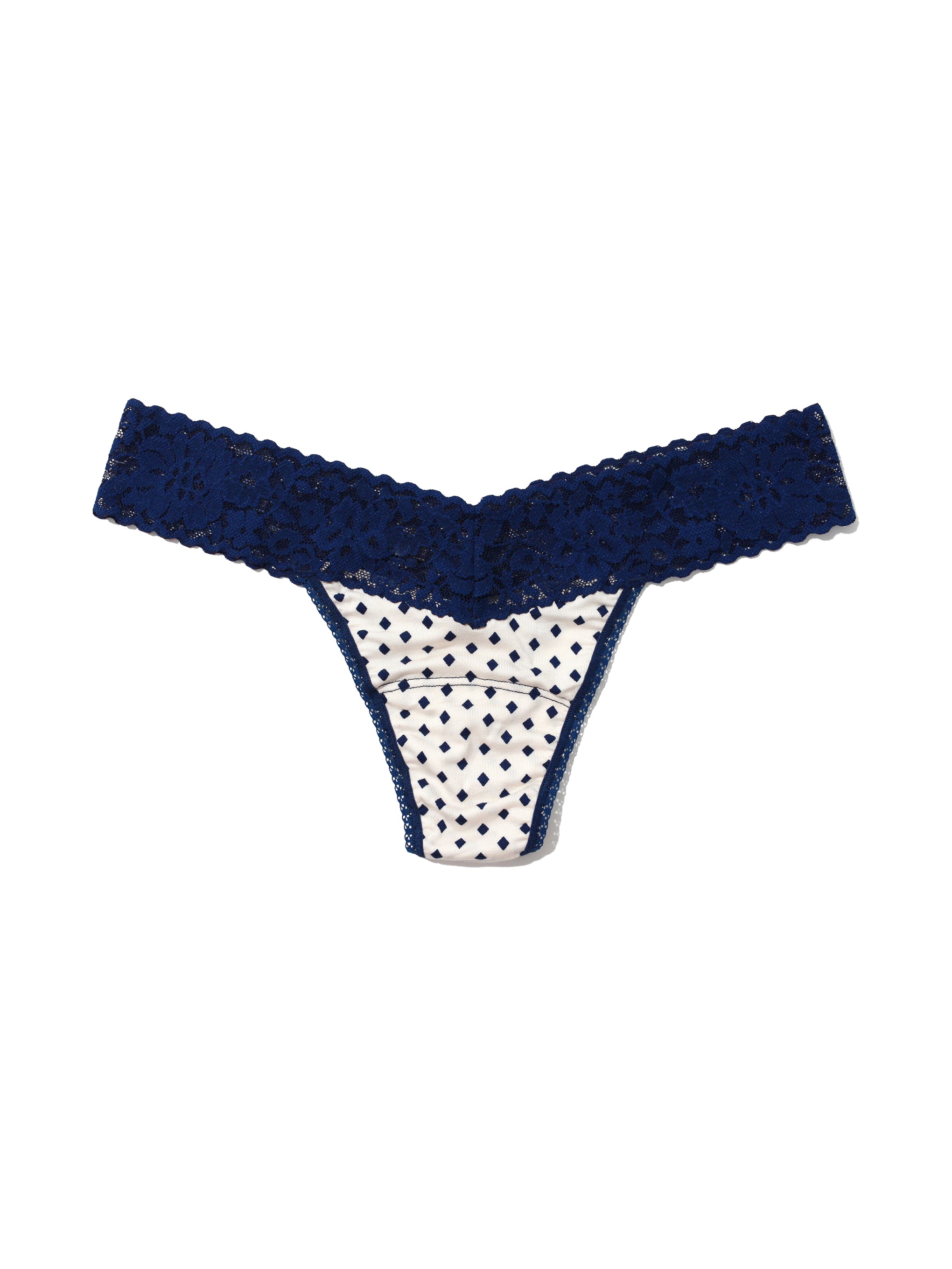 Printed DreamEase™ Low Rise Thong Diamonds Are Forever