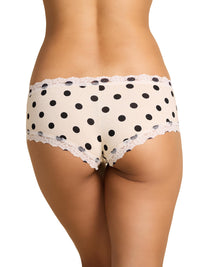 Supima® Cotton Printed Boyshort Poke A Dot Ivory